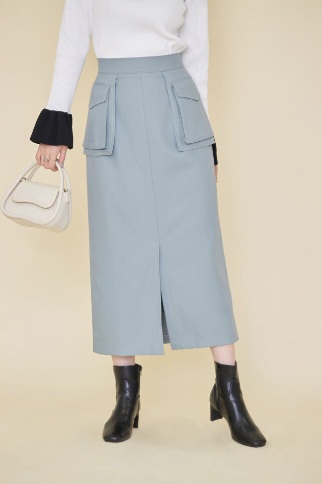 サイドポケットタイトスカート