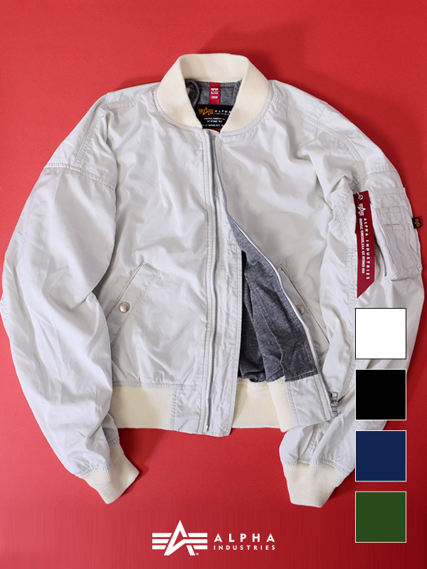 ALPHA INDUSTRIES アルファ MA-1 レディース ma1 フライトジャケット