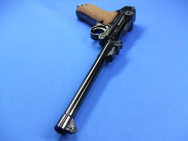 ルガーP08 8インチ スチールフィニッシュ アメリカンウォールナット