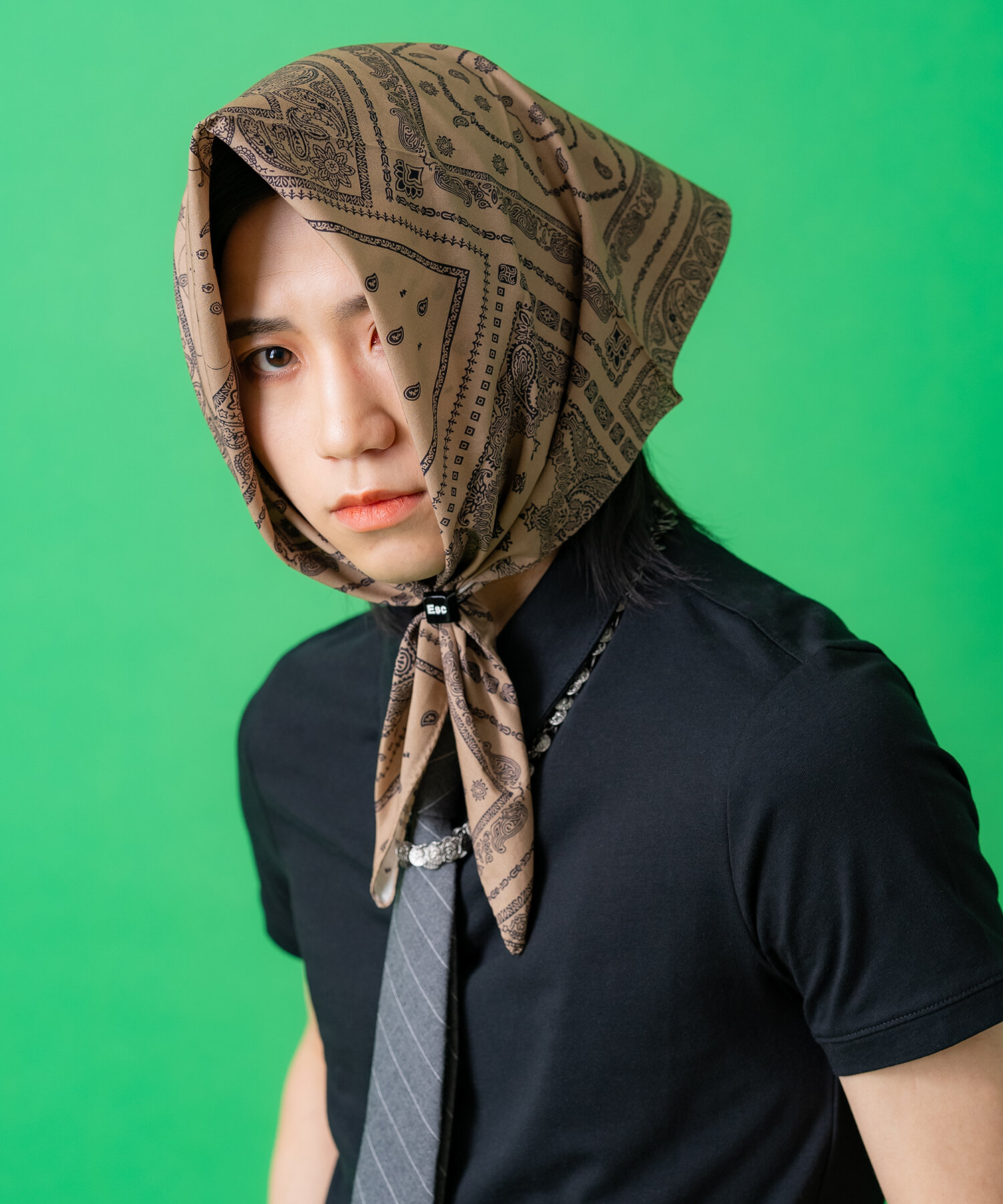 ミックスペイズリー柄スカーフ / レディース メンズ ユニセックス