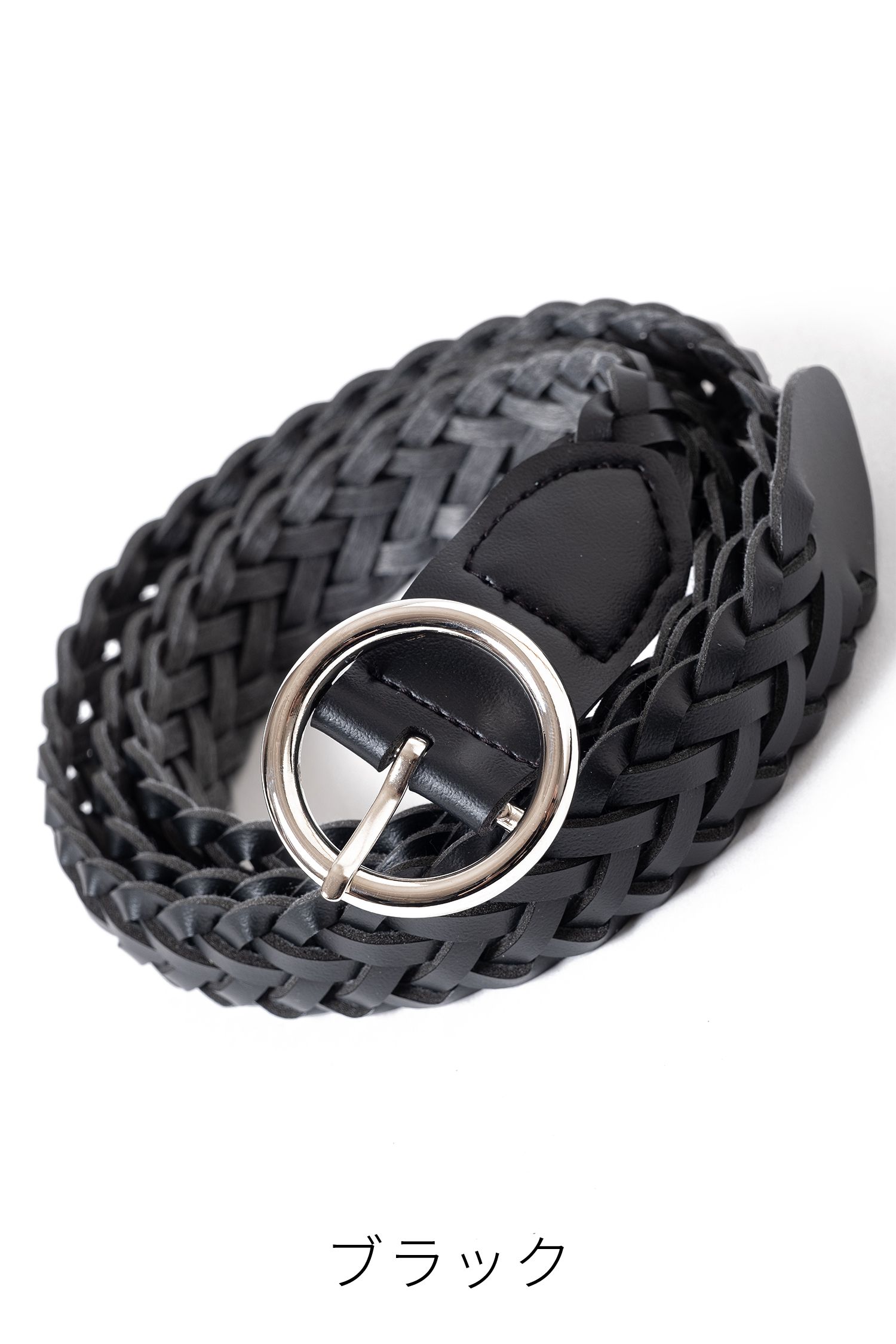 編み込みレザーリングベルト ankoROCK(アンコロック) メンズ