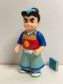 ニッセイ☆赤胴鈴之助☆ソフビ人形 大 23．5cm 当時物 アニメ