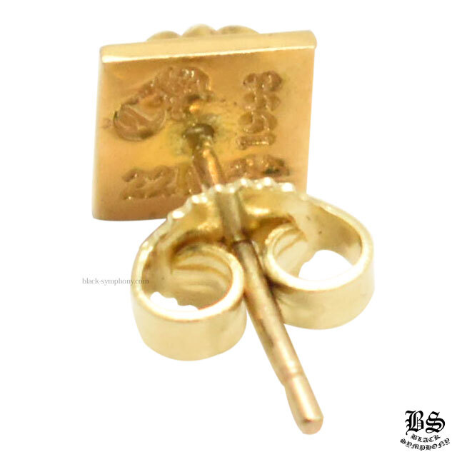 クロムハーツCHプラスピラミッドスタッドピアス22K|クロムハーツ通販