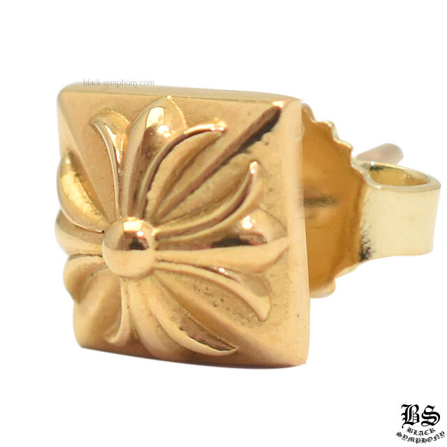 クロムハーツCHプラスピラミッドスタッドピアス22K|クロムハーツ通販