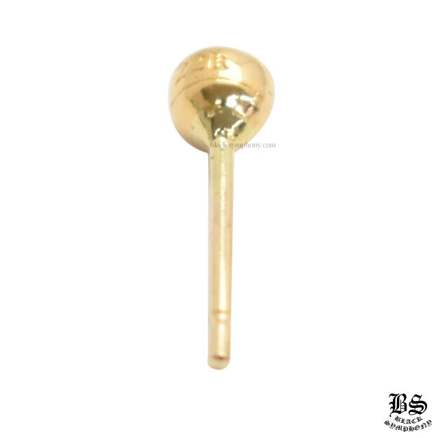 クロムハーツクロスボールミニスタッドピアス22K|クロムハーツ通販専門