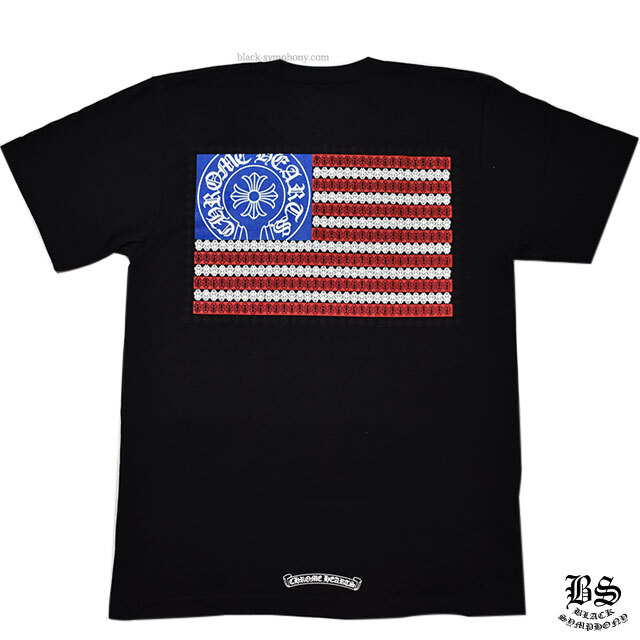 クロムハーツTシャツスターズ＆ストライプスブラック|クロムハーツ通販