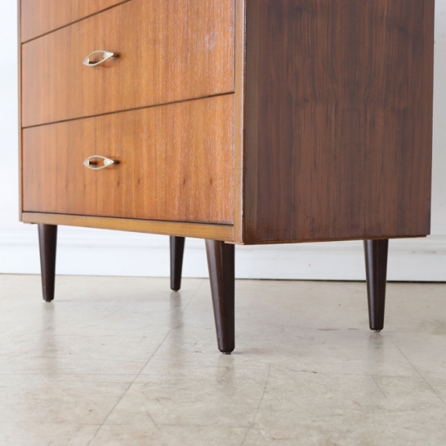 4段チェスト・たんす収納【ウォールナット】 商品番号【020002