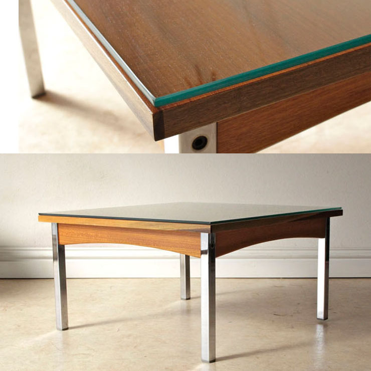 インダストリアル【ガラス】コーヒーテーブル商品番号【008007