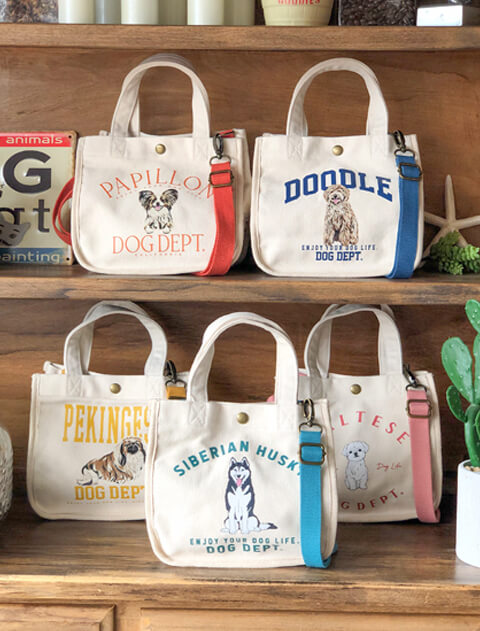 GOODS】犬種バッグ