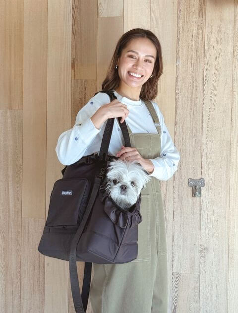 DOG GOODS】フリルキャリーバッグ