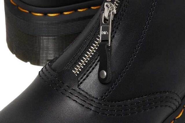 ドクターマーチン ジェッタ レディース 厚底 ブーツ ジップ ジップ