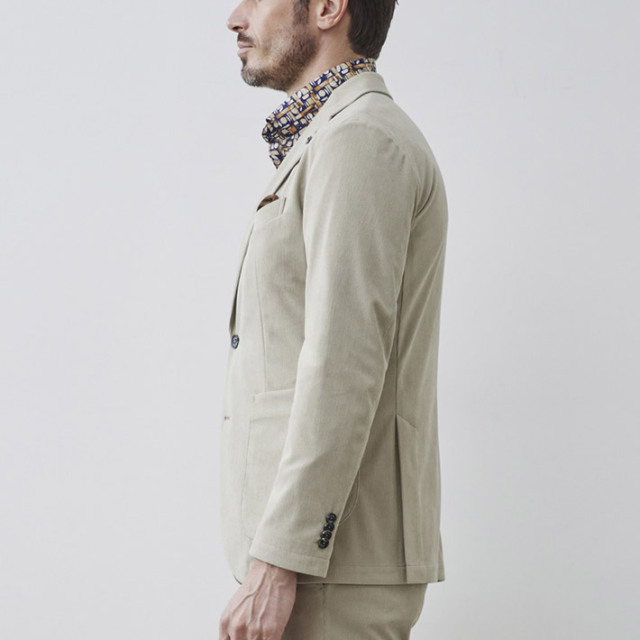 コーデュロイ ピケ ストレッチ ジャケット 軽量 セットアップ別売り