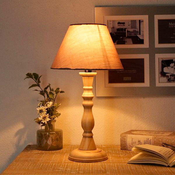 テーブルランプ おしゃれ ウッド 天然木 クラシック ナチュラル