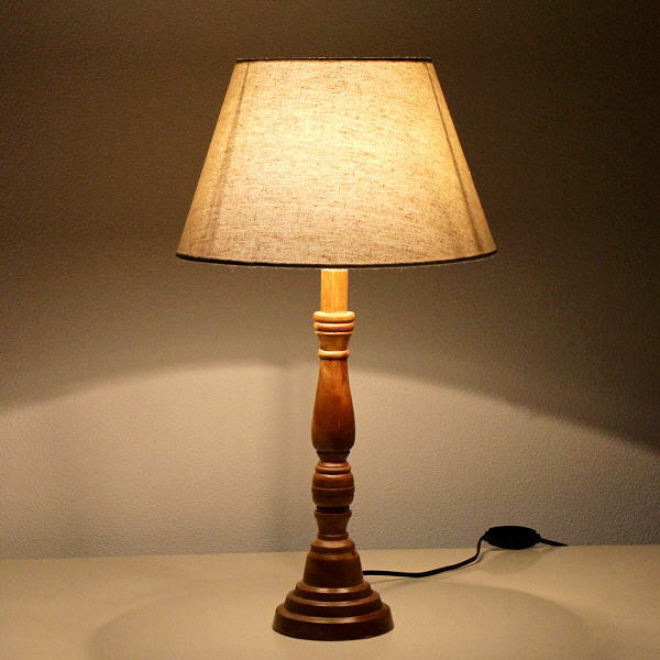 テーブルランプ おしゃれ ウッド 天然木 かわいい アンティーク ランプ