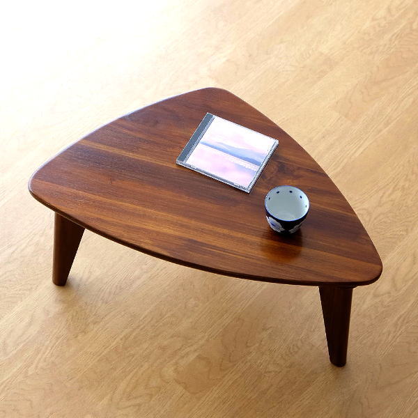 ローテーブル センターテーブル 木製 天然木 チーク 無垢材 おしゃれ