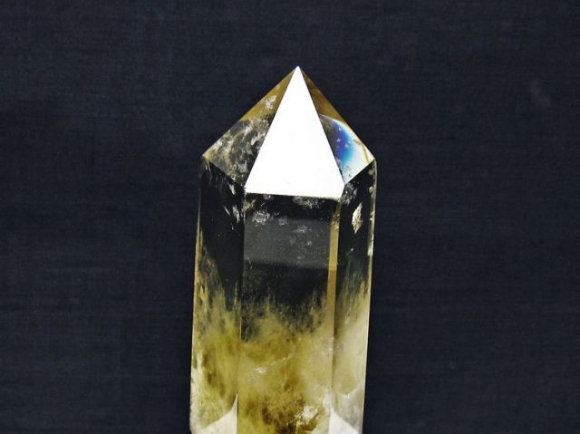 パワーストーン 天然石 シトリン水晶六角柱[T719-4995]