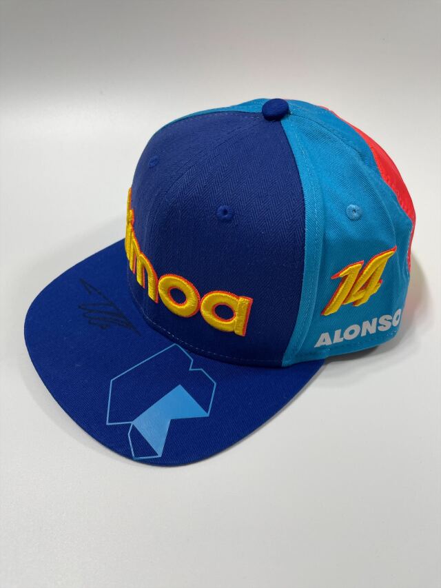 特価キャップ】F.アロンソ直筆サイン入 KIMOAキャップ F1グッズ