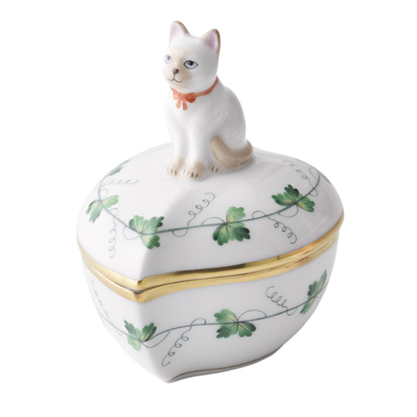 ウィーンからくさ] ハートボンボン リボンネコ