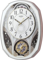 からくり時計スモールワールド ソルシアF 4MN422RB06 リズム時計/時計