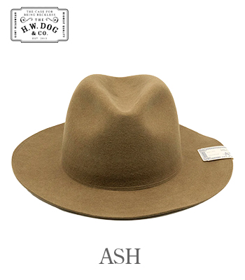THE H.W.DOG&CO. 折り畳み|メリノウールハット『TRAVELERS HAT