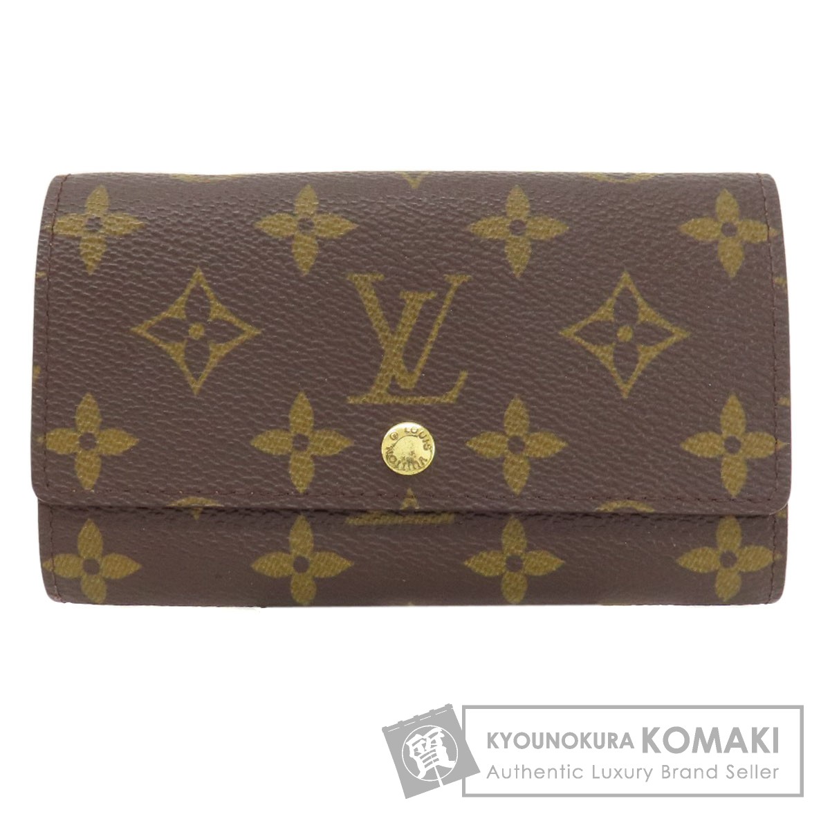 LOUIS VUITTON ルイヴィトン M61735 ポルトモネ・ジップ モノグラム 二