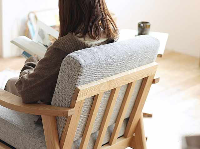 1人掛けソファー Henry（ヘンリー）グレータイプ｜北欧・ヴィンテージ