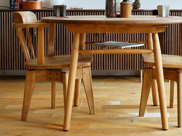 円形ダイニングテーブル Logie（ロジー）105cmタイプ｜北欧