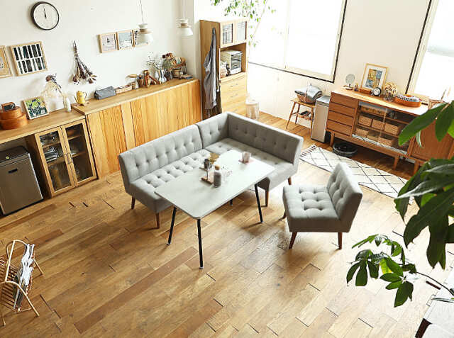 2人掛けソファー mild（ミルド）グレータイプ｜北欧・ヴィンテージ