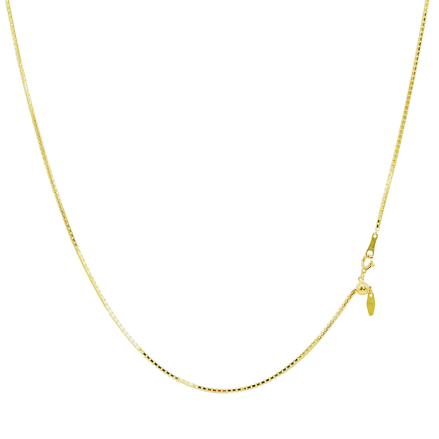 ネックレス チェーン スクリュー 幅 0.8mm ゴールド 18金 K18 約 0.55g