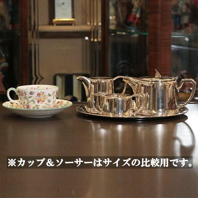 中古】Walker & Hall（ウォーカー＆ホール）家庭用4点ティーセット WH