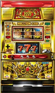 パチスロ実機 ミズホ ゴールドXR 【4号機】【王冠パネル】