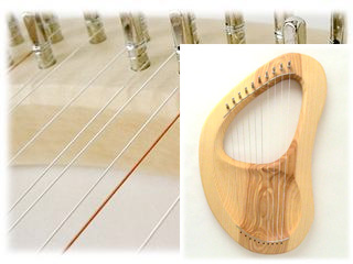 480】【受注終了】ザーレムライアー/キンダーハープ/10弦 ペロル