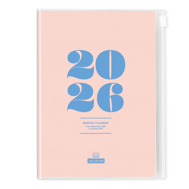 DS-2603：2026年度 9月始まり スケジュール帳 A5サイズ 月曜始まり