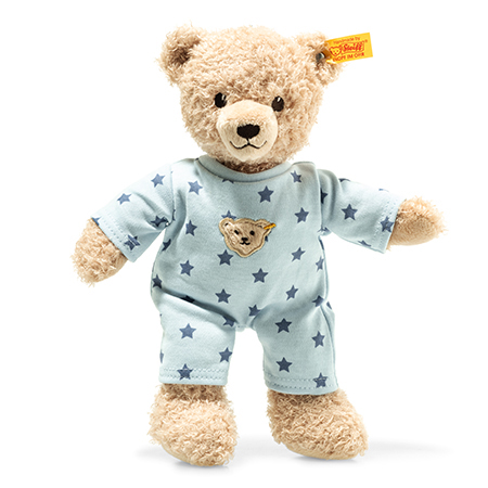 ベビーパジャマテディベア ブルー | ドイツ最高級テディベアの