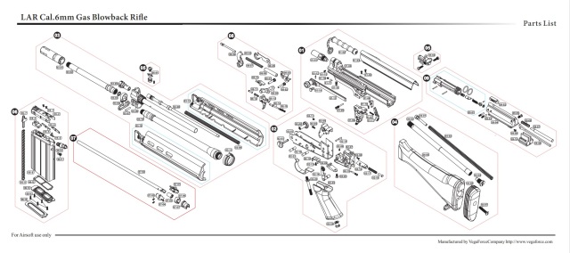 VFC LAR GBBパーツ/ 06-02 マガジンカバー [VG60MAG020]