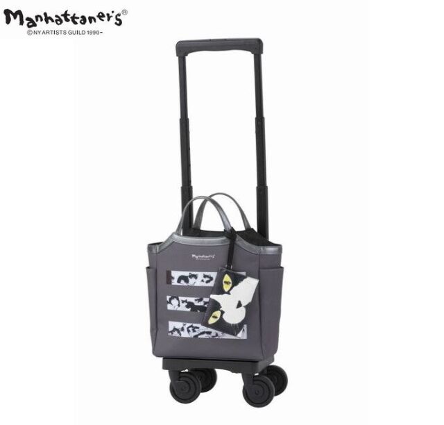 D-627 マンハッタナーズ (TS18) グレー <T2キャスター・4輪ストッパー