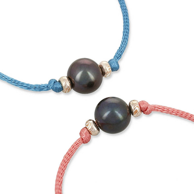Suman Dhakhwa｜ブレスレット｜コードタイプ｜木目金