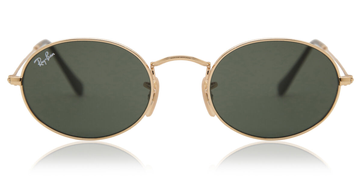 Ray-Ban RB3547N Oval Flat Lenses 001 オーバル ゴルド サングラス