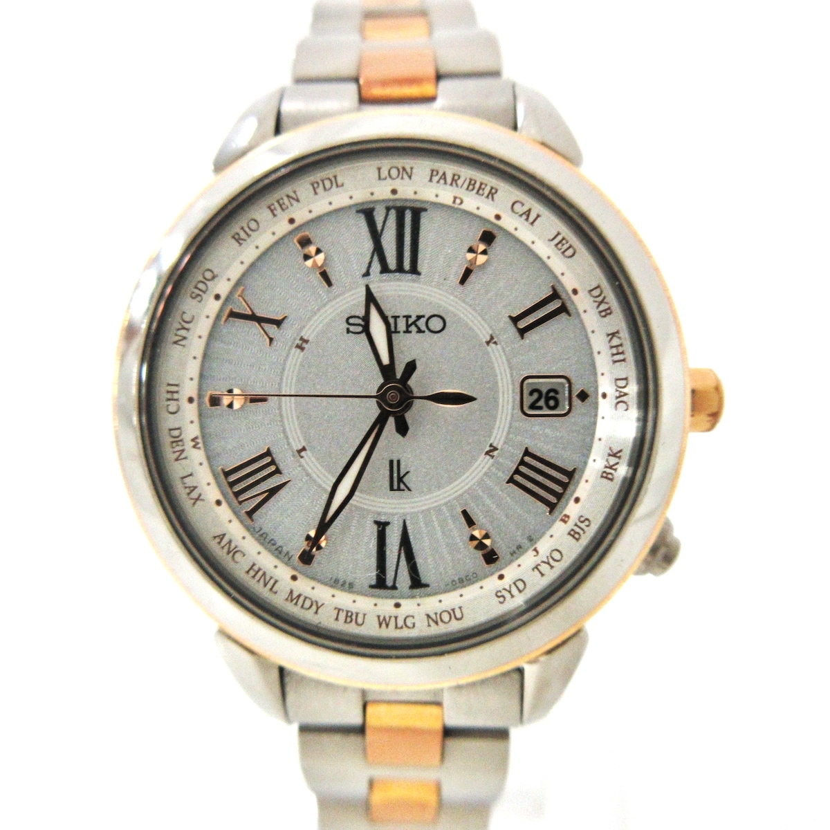 セイコー/LUKIA(ルキア)/型番：1B25-0AP0/ソーラー電池/腕時計の買取