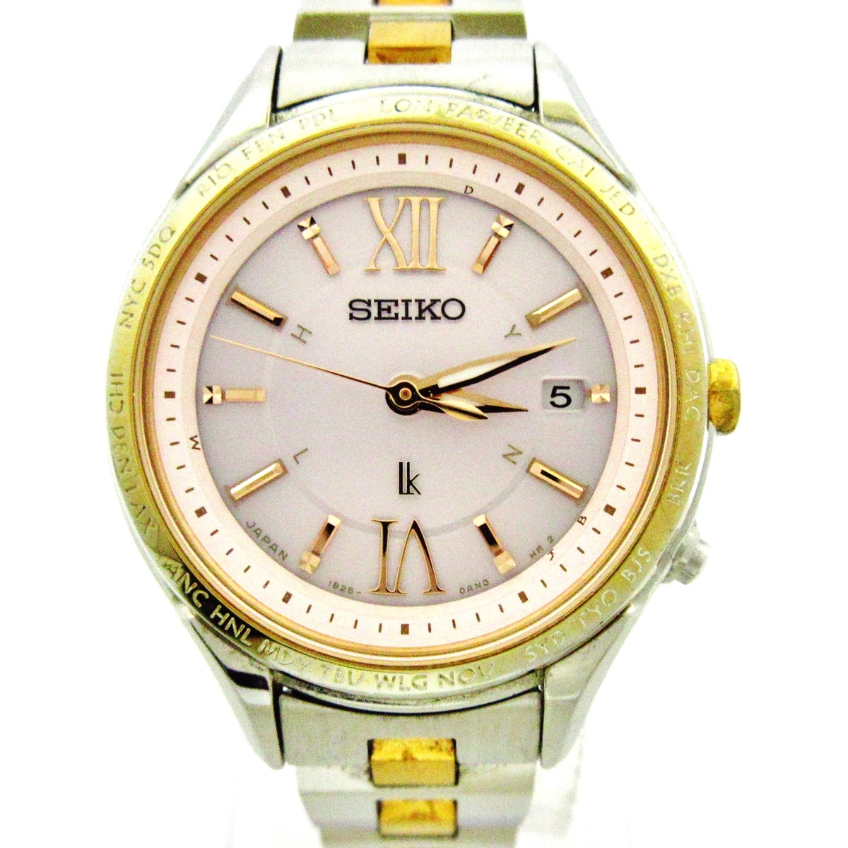 セイコー/LUKIA(ルキア)/型番：1B25-0AH0/電波ソーラー/腕時計の買取