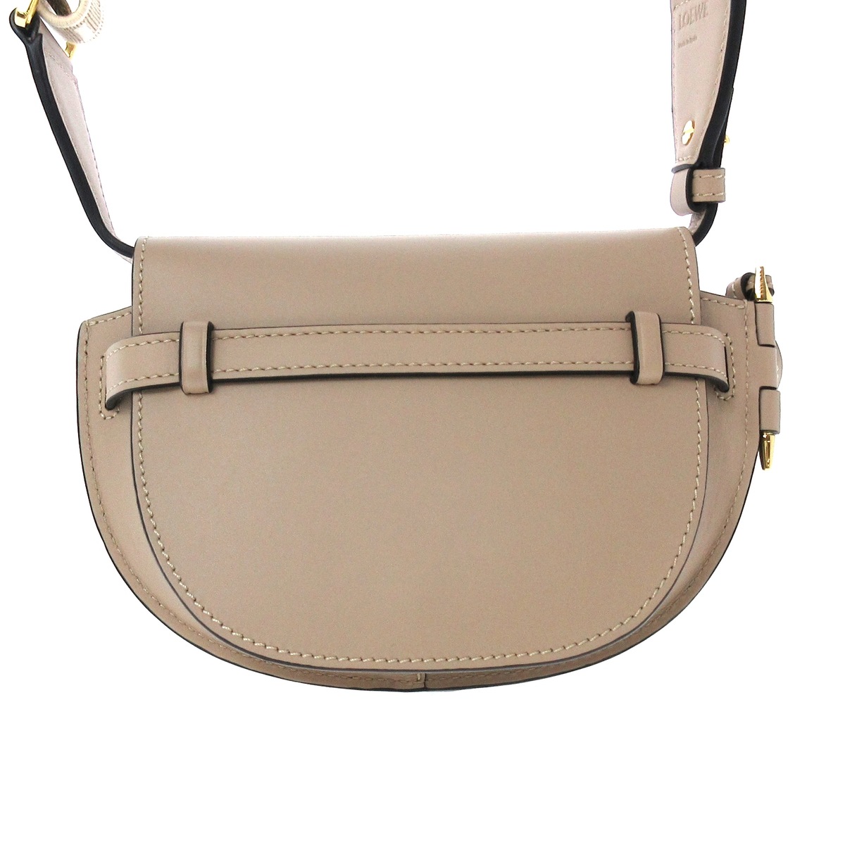ロエベ/ショルダーバッグ/ゲートデュアルバッグミニ/サンド/ソフト