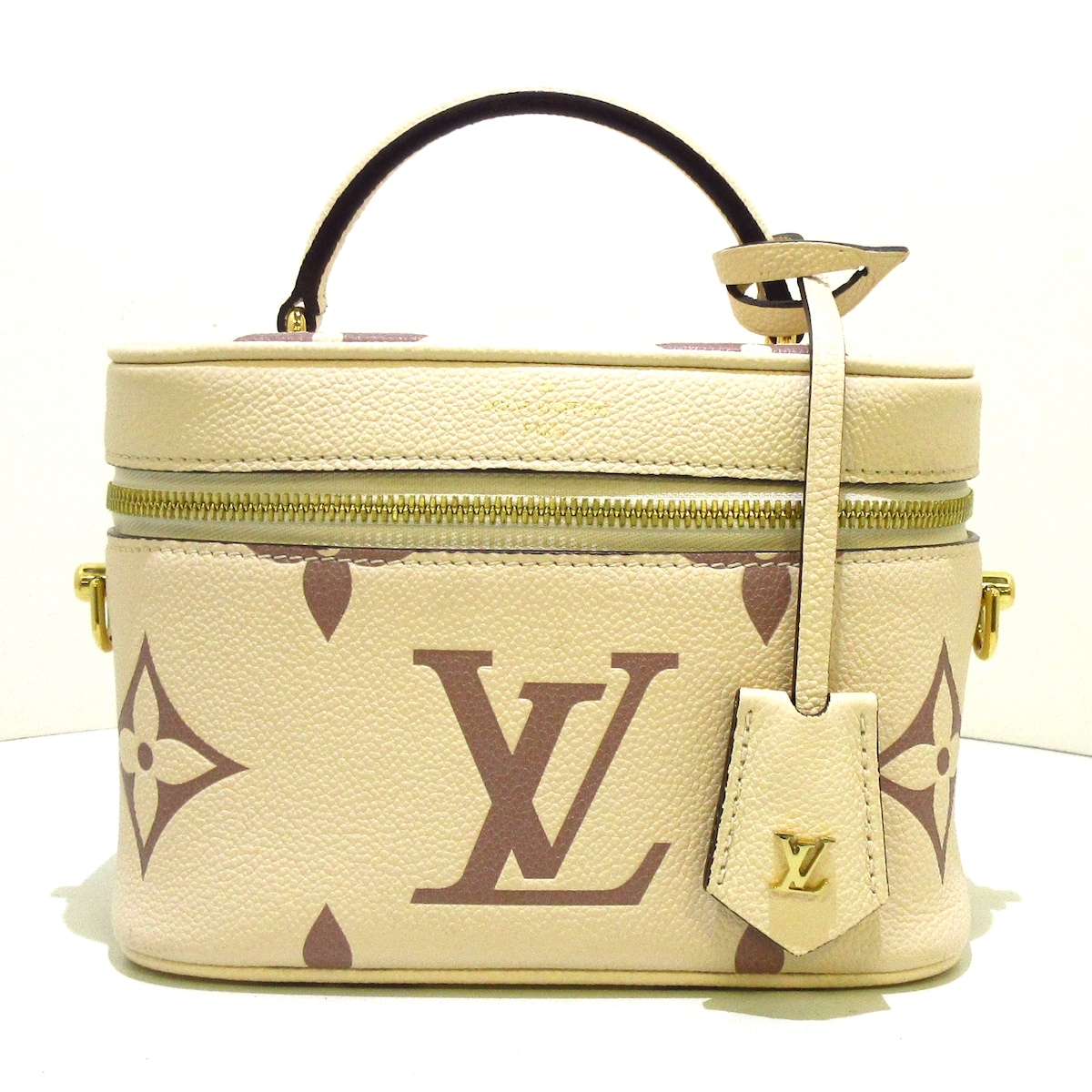 ルイヴィトン/バニティバッグ/ヴァニティPM/クレーム/ボワドローズ