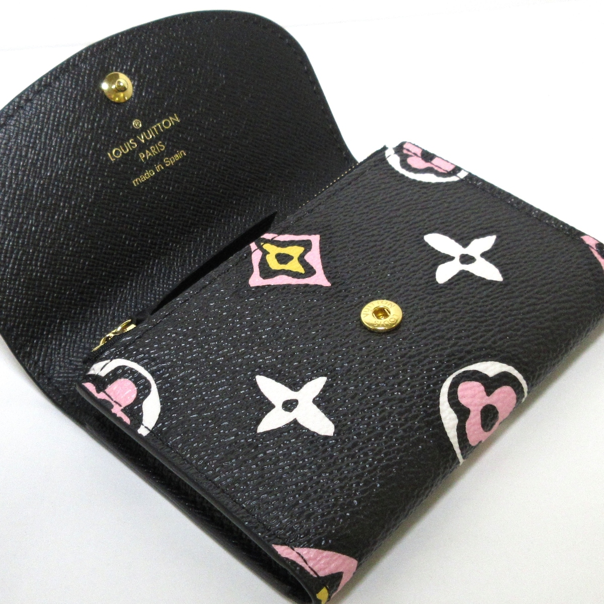 ルイヴィトン/コインケース/ポルトモネロザリ/ノワール/型番：M80755の