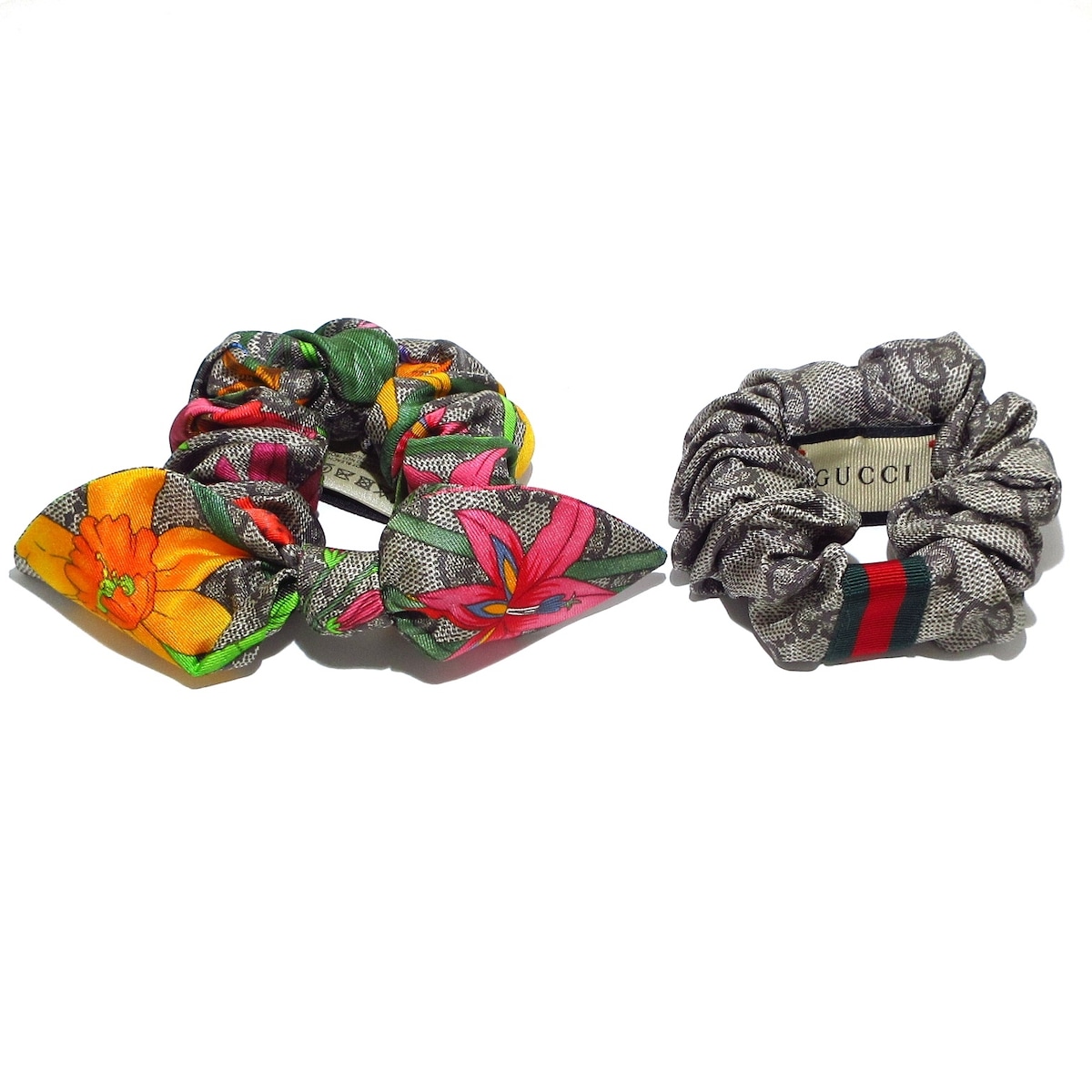 グッチ/アクセサリー/GGシルク シュシュ セット/型番：765564 3G001