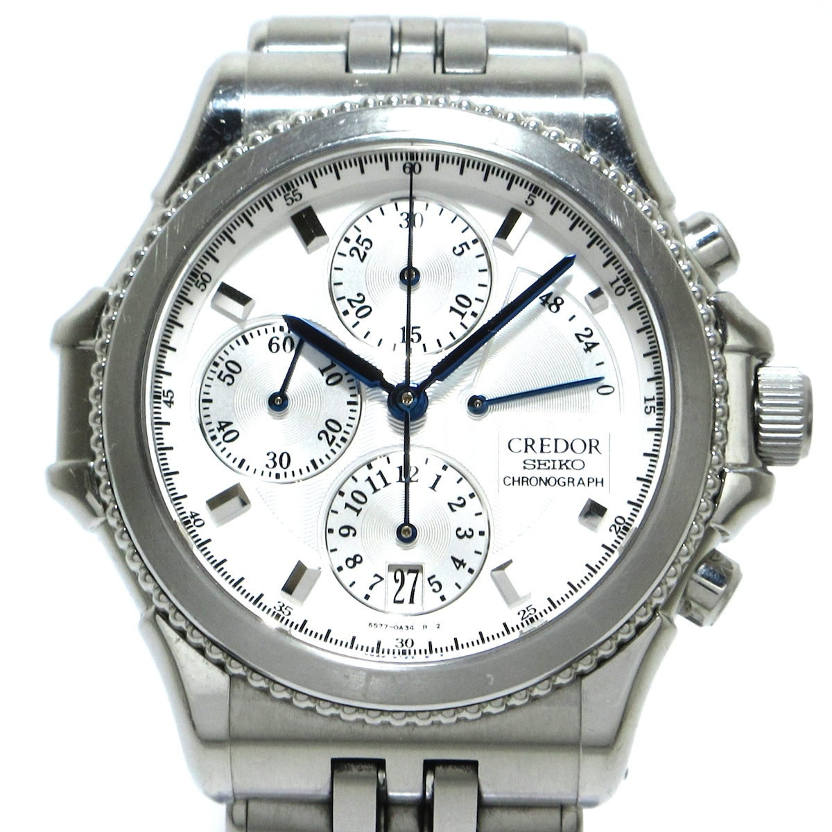 セイコークレドール/パシフィーク クロノグラフ/型番：6S77-0A10