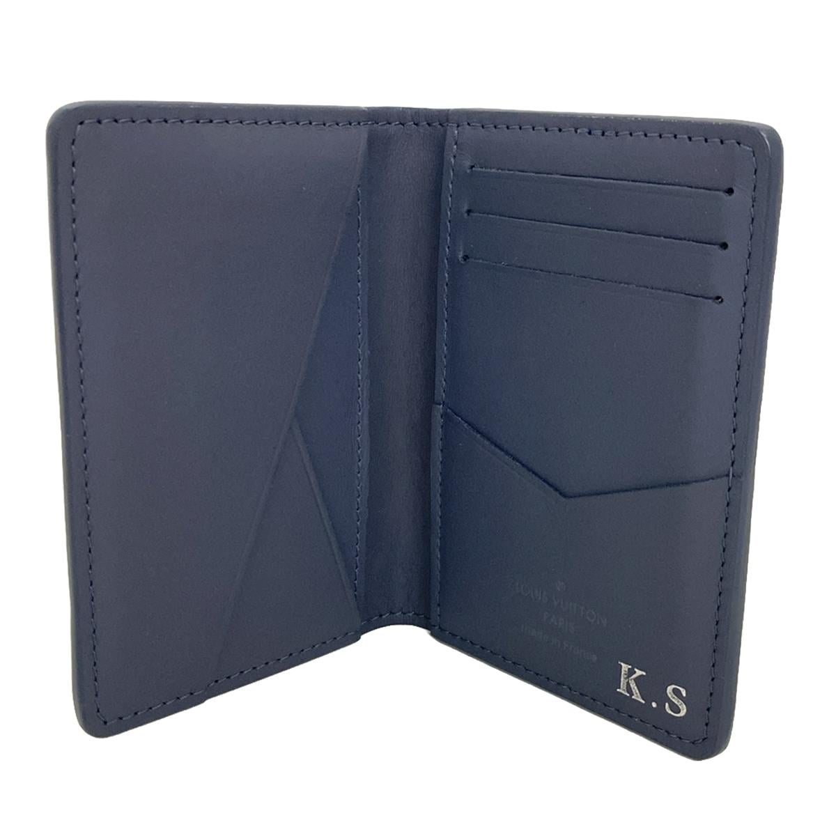 ルイヴィトン/カードケース/オーガナイザードゥポッシュ/ネイビー