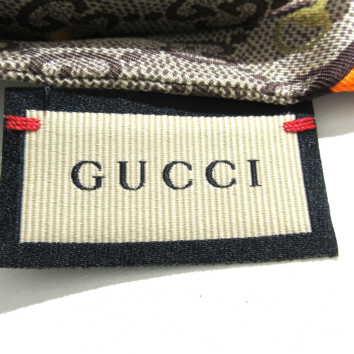 グッチ/アクセサリー/GG シルク シュシュ セット/ベージュ×ダーク