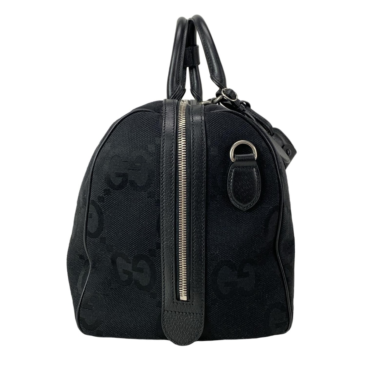 グッチ/ボストンバッグ/ジャンボGGスモールダッフルバッグ/黒