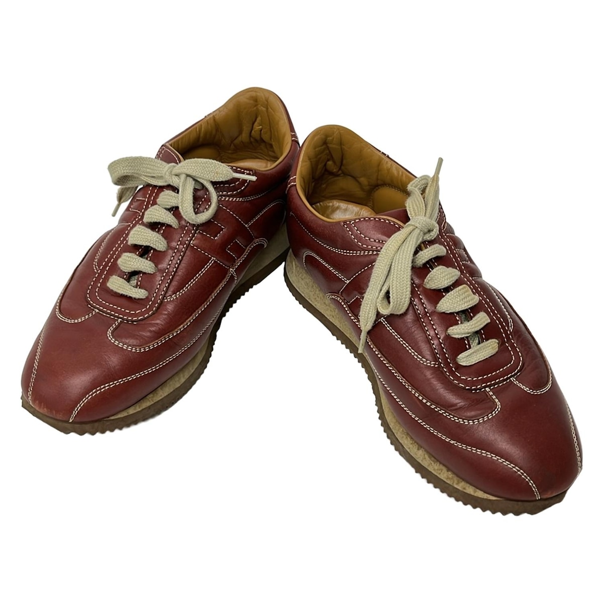 エルメス スニーカー 37 1/2 レディース クイック ダークブラウン