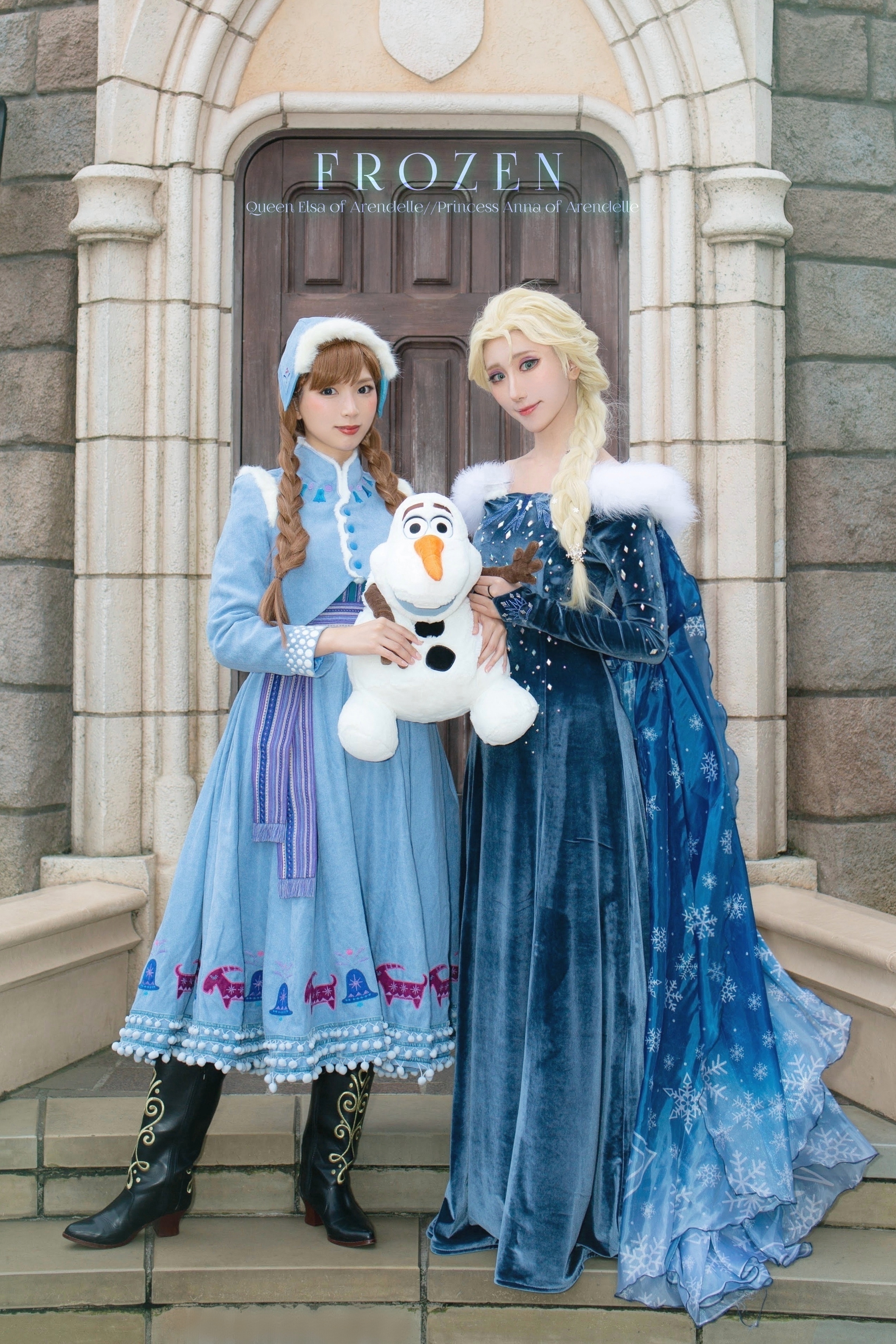 アナ雪 バウンドコーデセット 雪山アナ風 dハロ アナ雪 コスプレ 大人